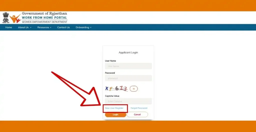 Mahila Work From Home Yojana Official Registration Portal